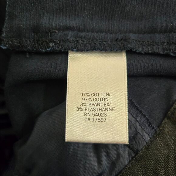 Banana Republic Outlet Women 8R Ryan Fit Navy Straight Leg Chino - Picture 7 of 12